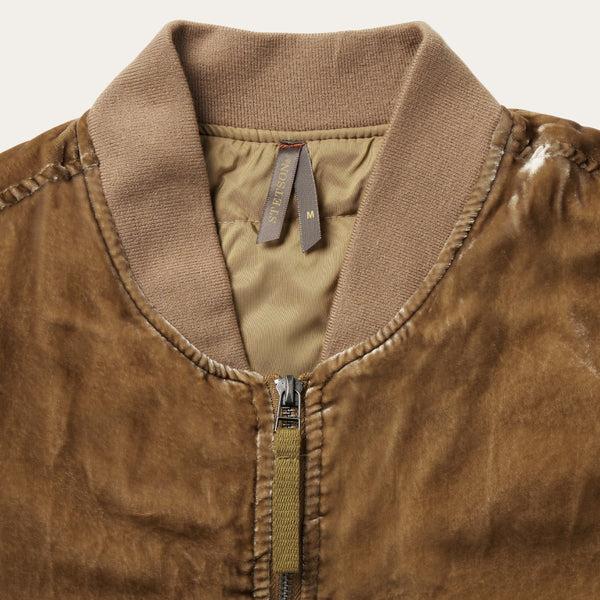 Stetson Embroidered Velvet Bomber Jacket