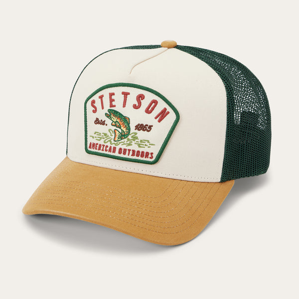 Stetson Fishing Patch Trucker Cap