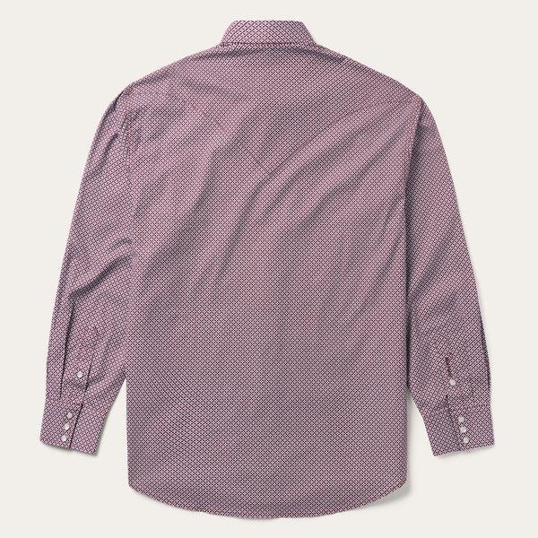 Stetson Four Point Geo Print Western Shirt