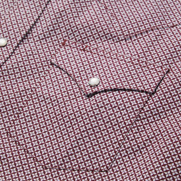 Stetson Four Point Geo Print Western Shirt