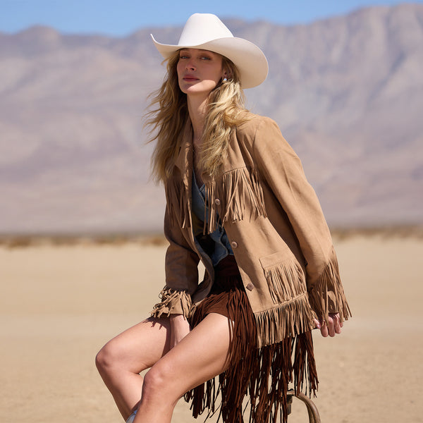 Stetson Fringe Suede Jacket