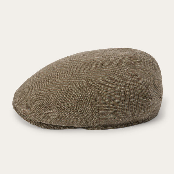 Stetson Glen Check Linen/Silk Kent Cap