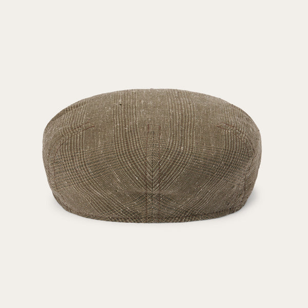Stetson Glen Check Linen/Silk Kent Cap
