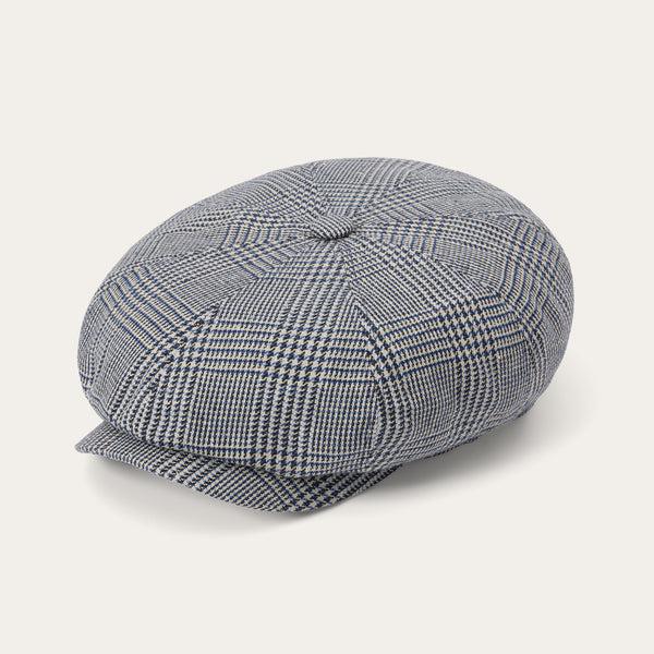 Stetson Glen Check Silk/Cotton 8-Panel Cap