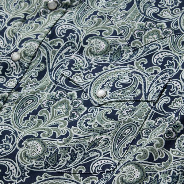Stetson Greenspring Paisley Print Western Shirt