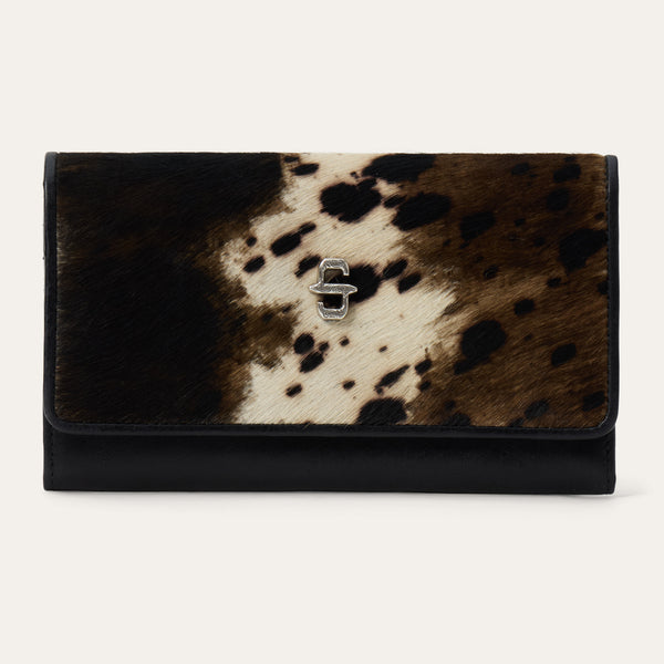 stetson Hair-On-Hide Front Flap Wallet