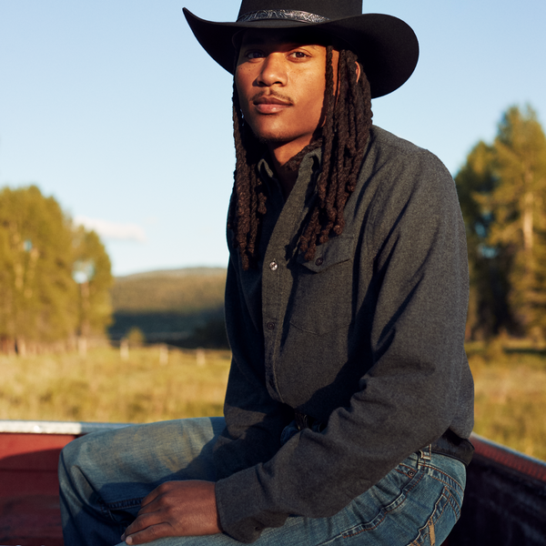 Stetson Heathered Flannel Button-Down Shirt