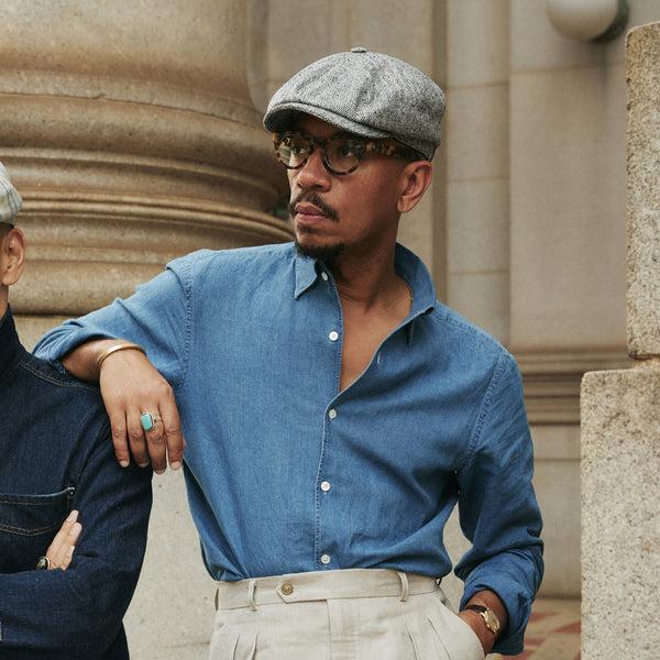 Stetson Herringbone Silk Hatteras