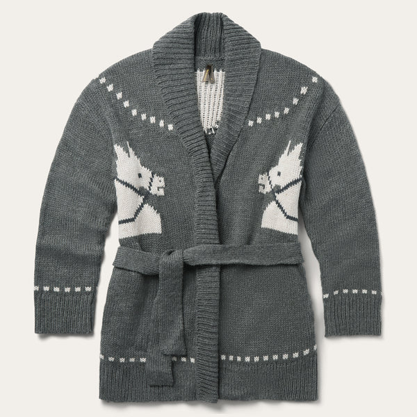 stetson Horse Head Cardigan Sweater