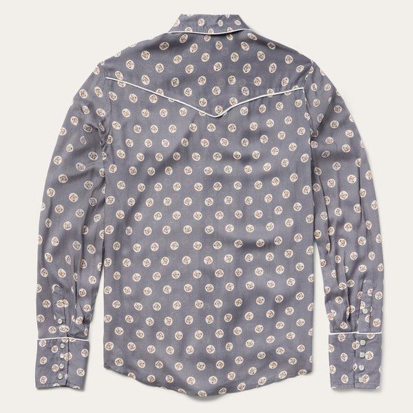 Stetson Horse Pennies Print Western Shirt