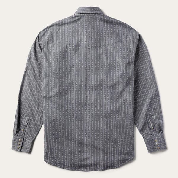 Stetson Horseshoe Stripe Print Shirt