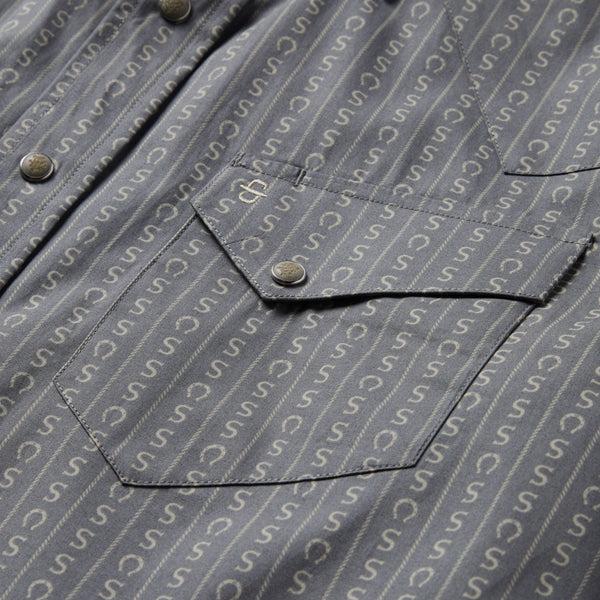 Stetson Horseshoe Stripe Print Shirt