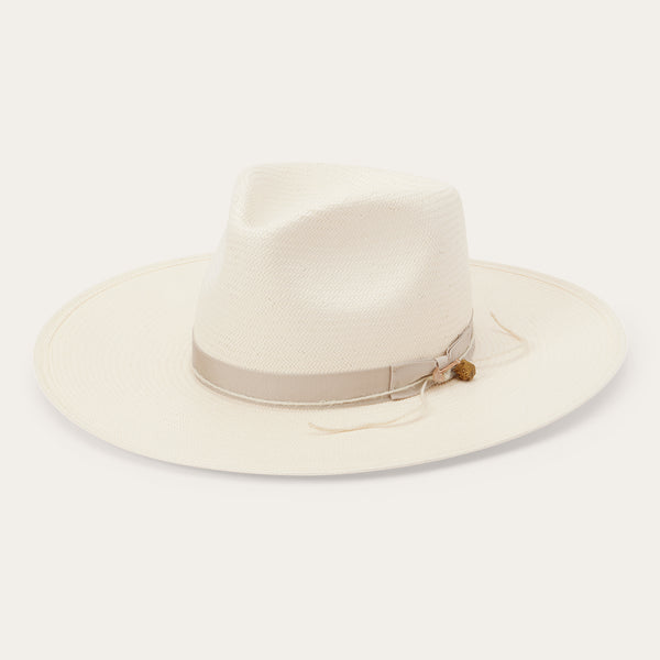 Stetson JW Marshall Straw Flat Brim Hat