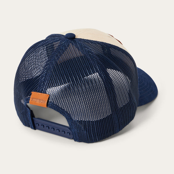 Stetson Khaki Arrowhead Patch Trucker Cap