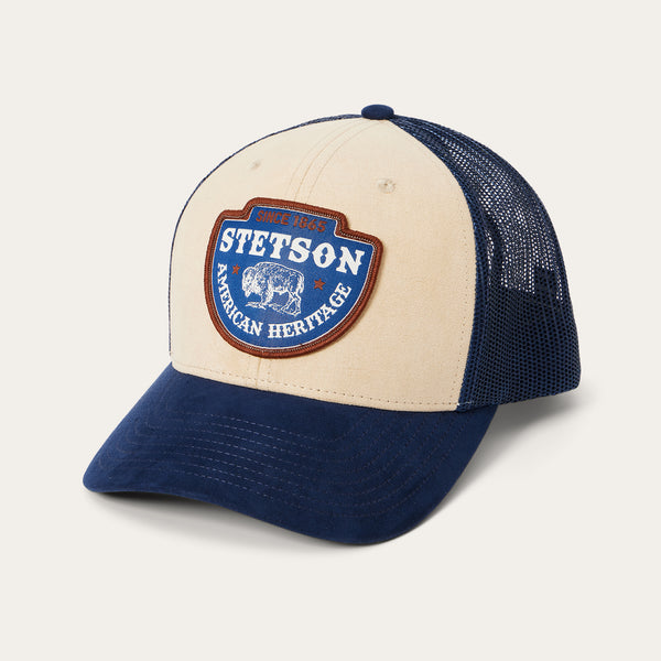 Stetson Khaki Arrowhead Patch Trucker Cap