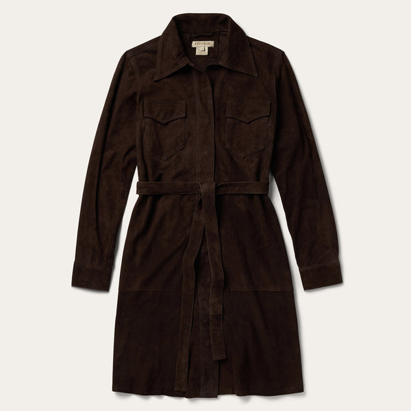 stetson Lambskin Shirt Dress