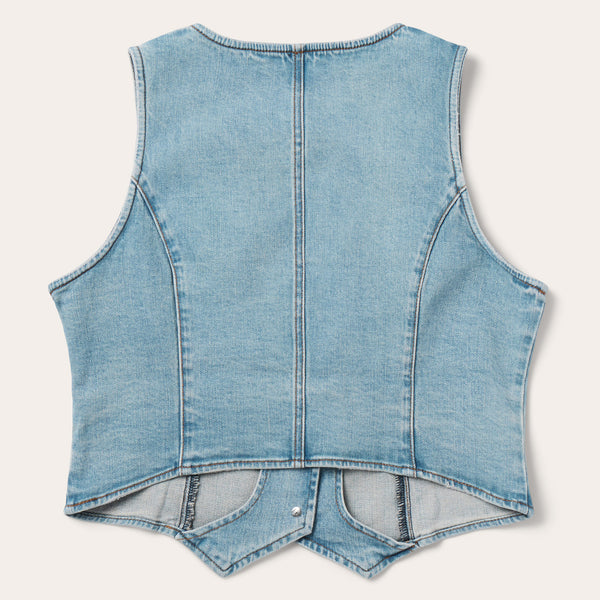 Stetson Light Rinse Denim Vest