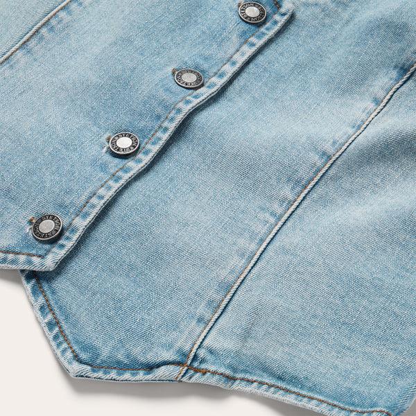 Stetson Light Rinse Denim Vest