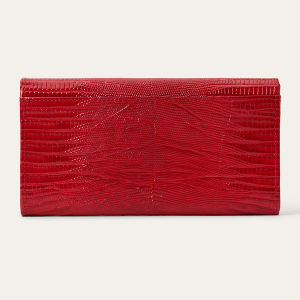 Stetson Lizard Embossed Front Flap Wallet