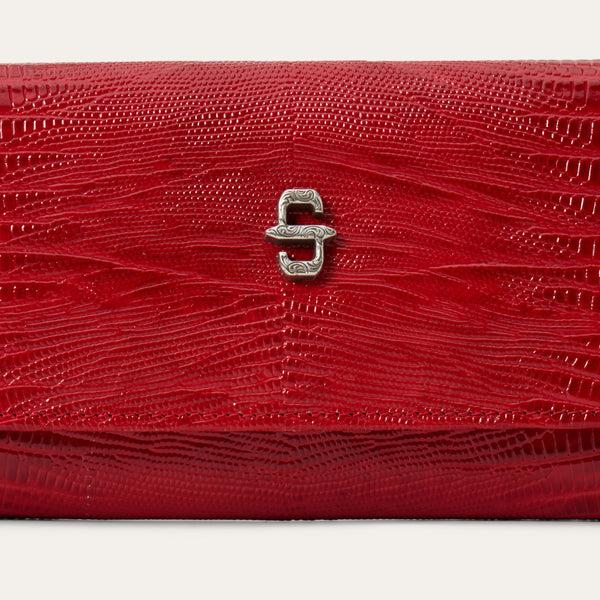 Stetson Lizard Embossed Front Flap Wallet