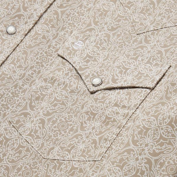 Stetson Medallion Print Western Shirt