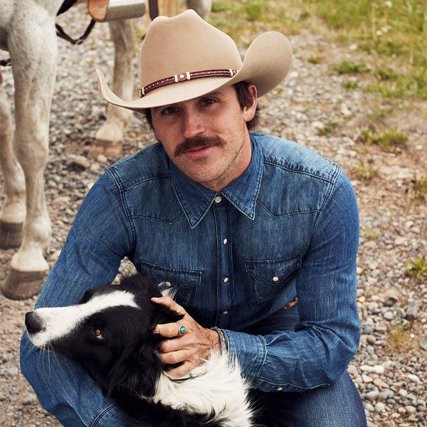 Stetson Medium Blue Denim Shirt