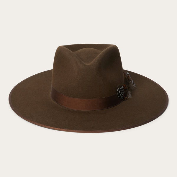 stetson Midtown Wide Flat Brim Hat
