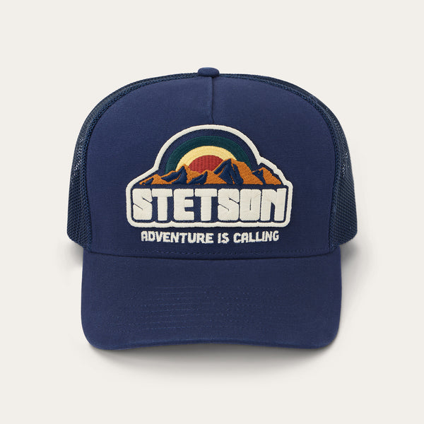 stetson Mountain Sunset Trucker Cap