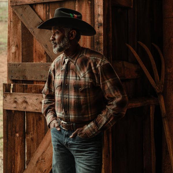 Stetson Ombre Plaid Western Shirt