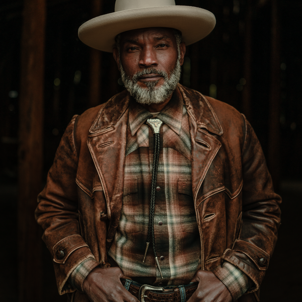 Stetson Ombre Plaid Western Shirt