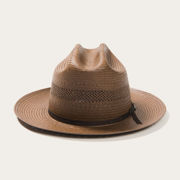 stetson Open Road Vented Straw Cowboy Hat