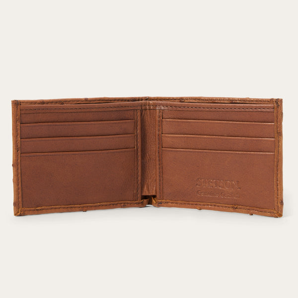 Stetson Ostrich Bi-Fold Wallet