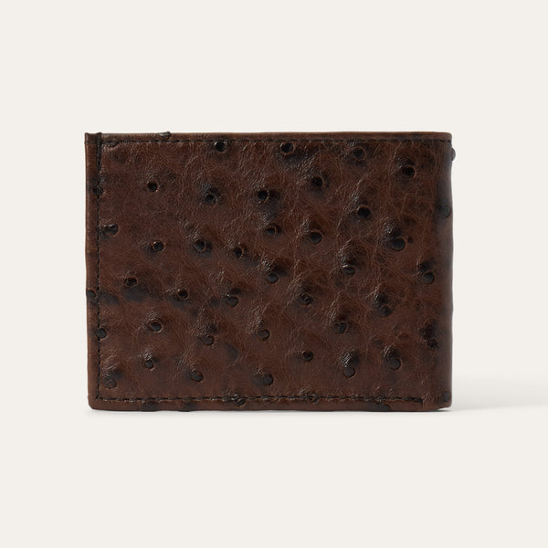 Stetson Ostrich Bi-Fold Wallet