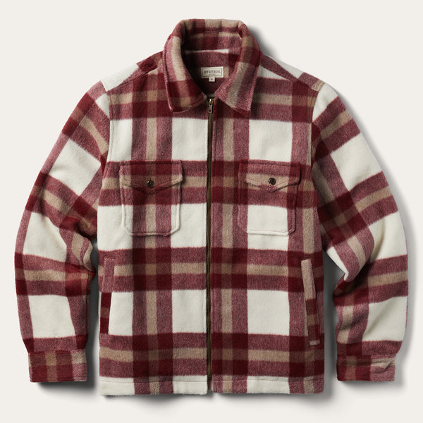 stetson Plaid Lined Jac-Shirt