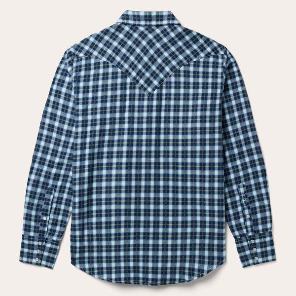 Stetson Plaid Twill Dobby Western Shirt