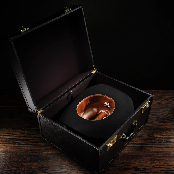 Stetson Premium Leather Hat Case