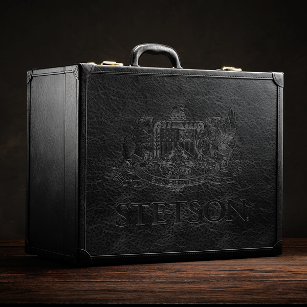 Stetson Premium Leather Hat Case