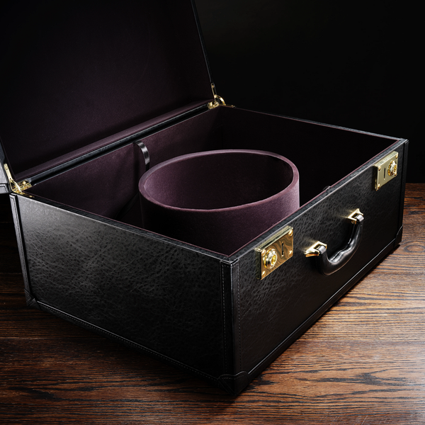 Stetson Premium Leather Hat Case