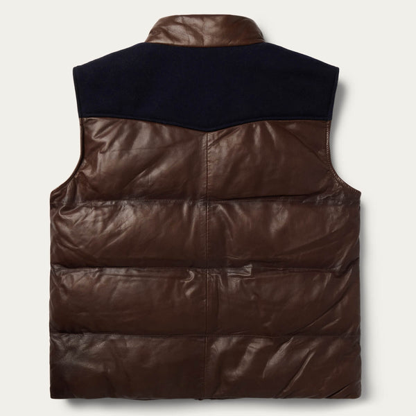 Stetson Quilted Leather Vest