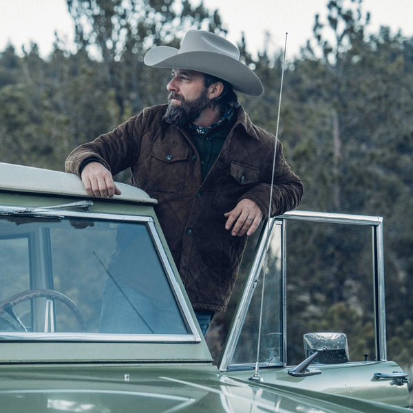 Stetson Quilted Suede Jacket