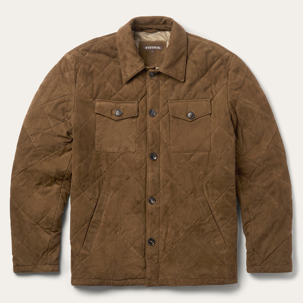 stetson Quilted Suede Jacket