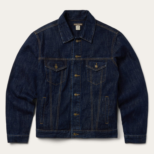 stetson Raw Denim Trucker Jacket