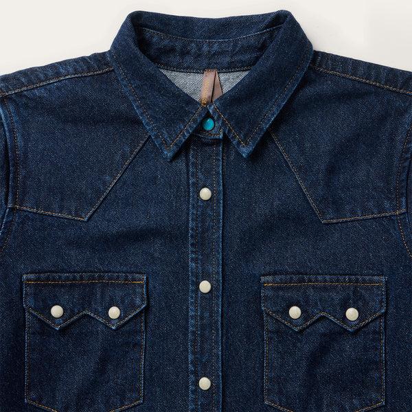 Stetson Raw Denim Western Shirt