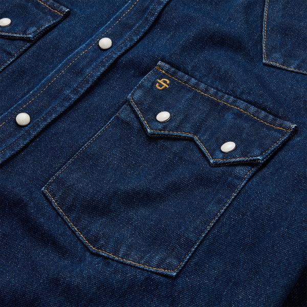 Stetson Raw Denim Western Shirt
