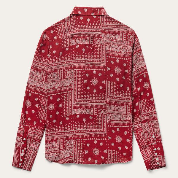 Stetson Red Bandana Patchwork Shirt