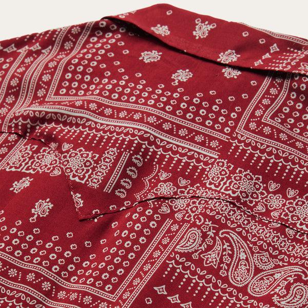 Stetson Red Bandana Patchwork Shirt