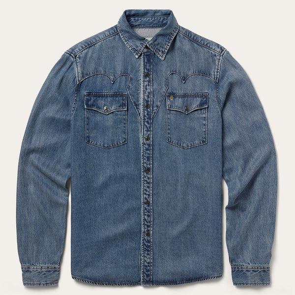 stetson Retro Denim Western Shirt