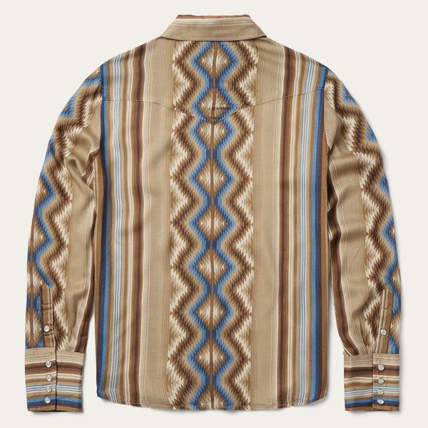 Stetson Sand Serape Print Shirt