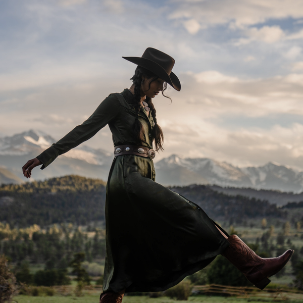 Stetson Satin Western Dress