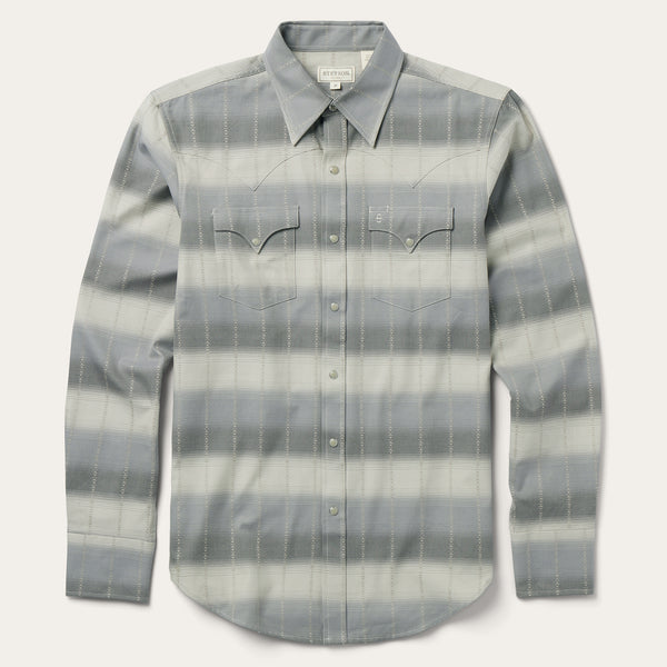 stetson Serape Dobby Twill Western Shirt
